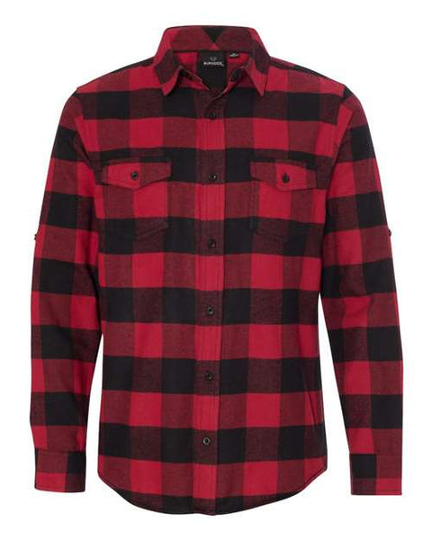 MENS FLANNEL RED/BLACK