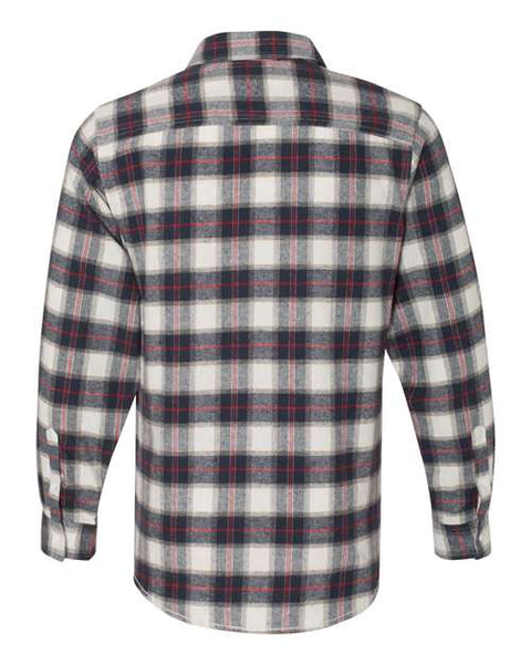 MENS FLANNEL WHITE/RED