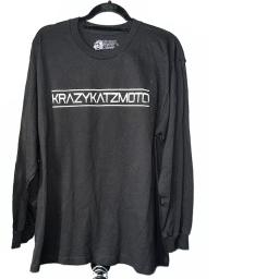 KRAZY KATZ MOTO LONG SLEEVE LOGO