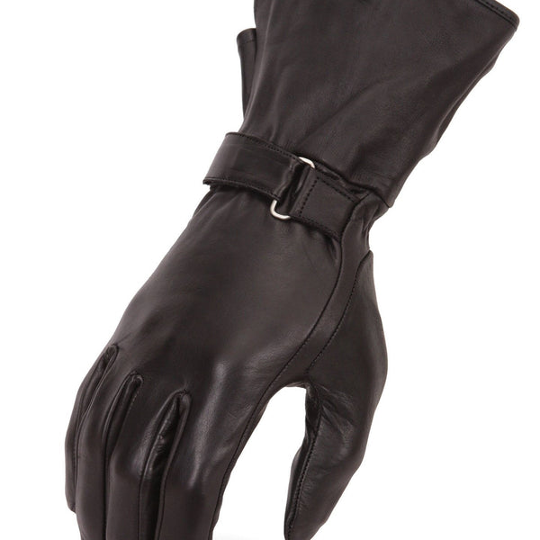 BLACK GAUNTLET – LITE WEIGHT LEATHER