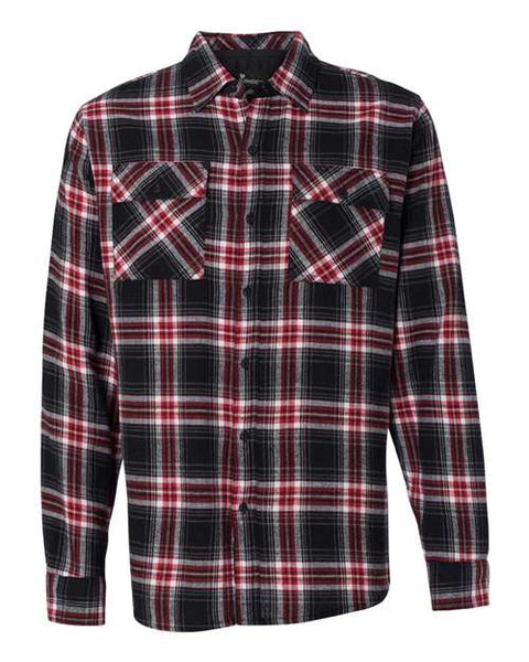 RED MENS BIKER FLANNEL