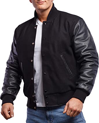 LEATHER LETTERMAN BIKER JACKET