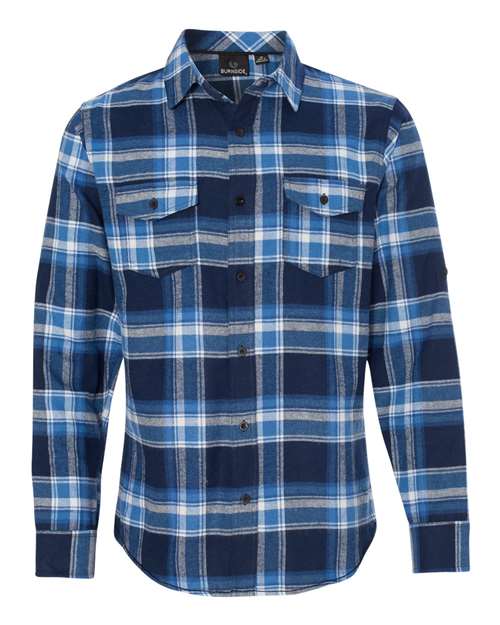 MENS FLANNEL BLUE/WHITE