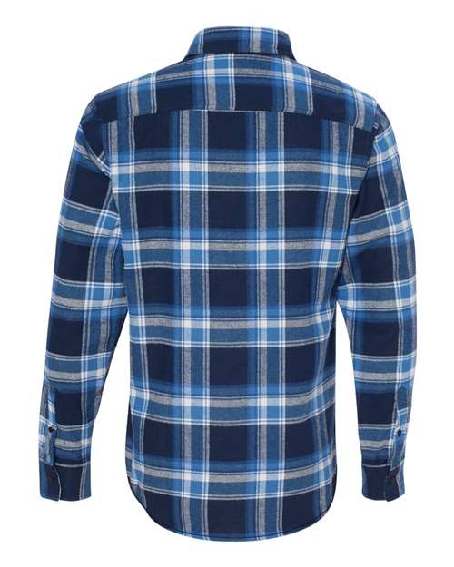 MENS FLANNEL BLUE/WHITE