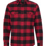 MENS FLANNEL RED/BLACK