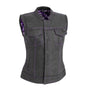 PURPLE BANDANA JESSICA VEST