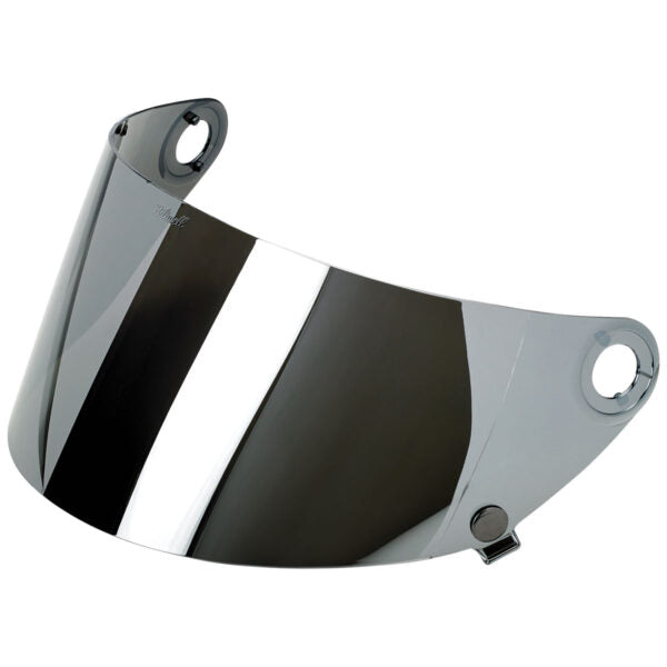 BILTWELL GRINGO S FLAT SHIELD- CHROME MIRROR