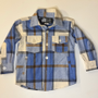 Kids Boy Flannel Blue/White/Tan