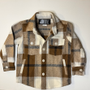 Kids Boy Flannel Brown/Tan