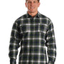 MENS FLANNEL NAVY/GREEN