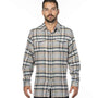 STONE MENS BIKER FLANNEL