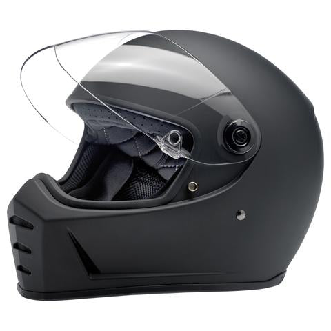 BILTWELL LANE SPLITTER HELMET- FLAT BLACK – Krazy Katz Moto