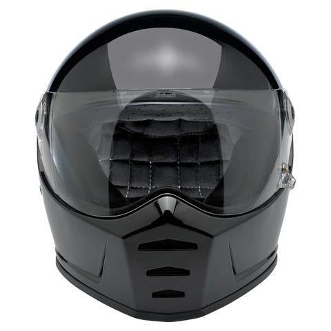 biltwell lanesplitter motorcycle helmet BILTWELL LANESPLITTER ECE- GLOSS BLACK – Krazy Katz Moto